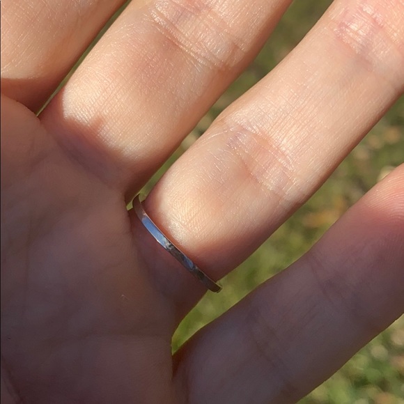 Minimalist Silver Open Adjustable Ring Knuckle - Picture 5 of 6